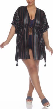BOHO ME Short Front Tie Front Ruana