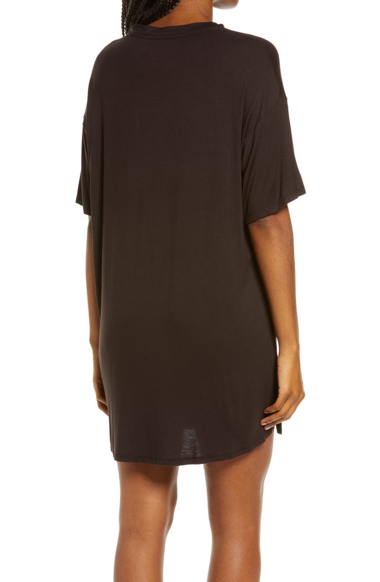 Refinery29 Jersey Sleep Shirt, Alternate, color, 