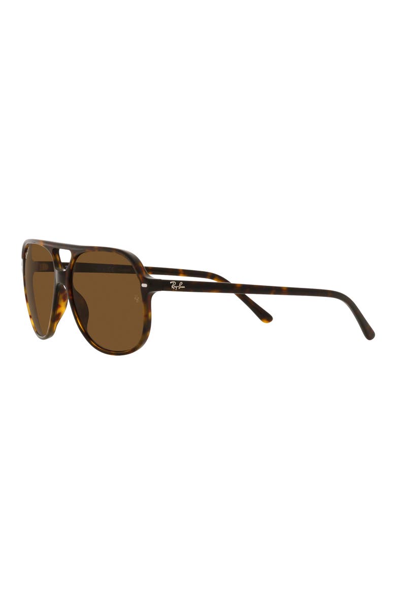 60mm Square Polarized Sunglasses, Alternate, color, HAVANA/ POLAR BROWN