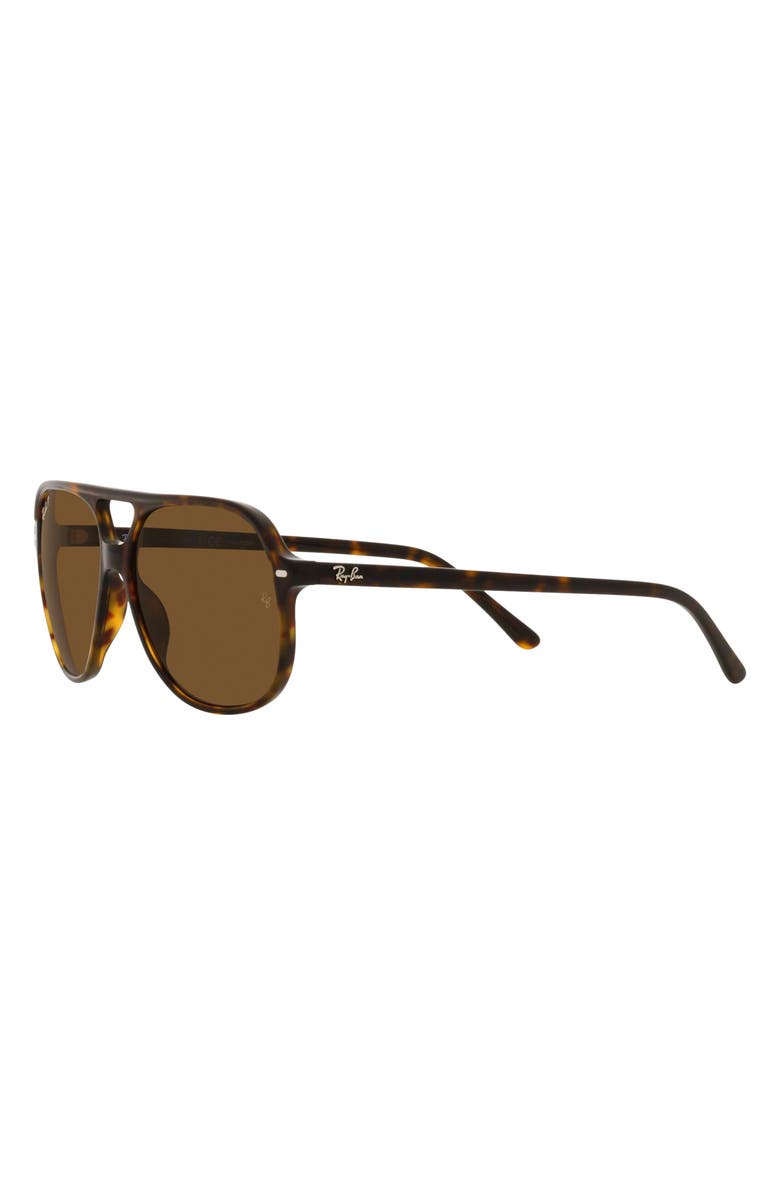 Ray-Ban 60mm Square Polarized Sunglasses, Alternate, color, Havana/ Polar Brown