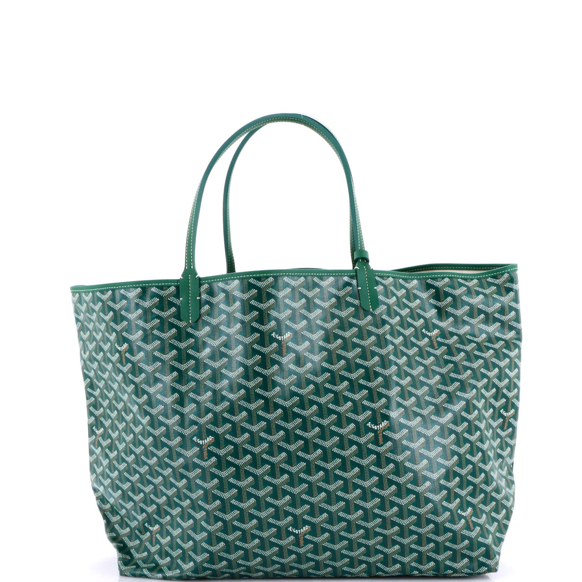 Pre-Owned Goyard Saint Louis Tote Coated Canvas GM, Alternate, color, Green