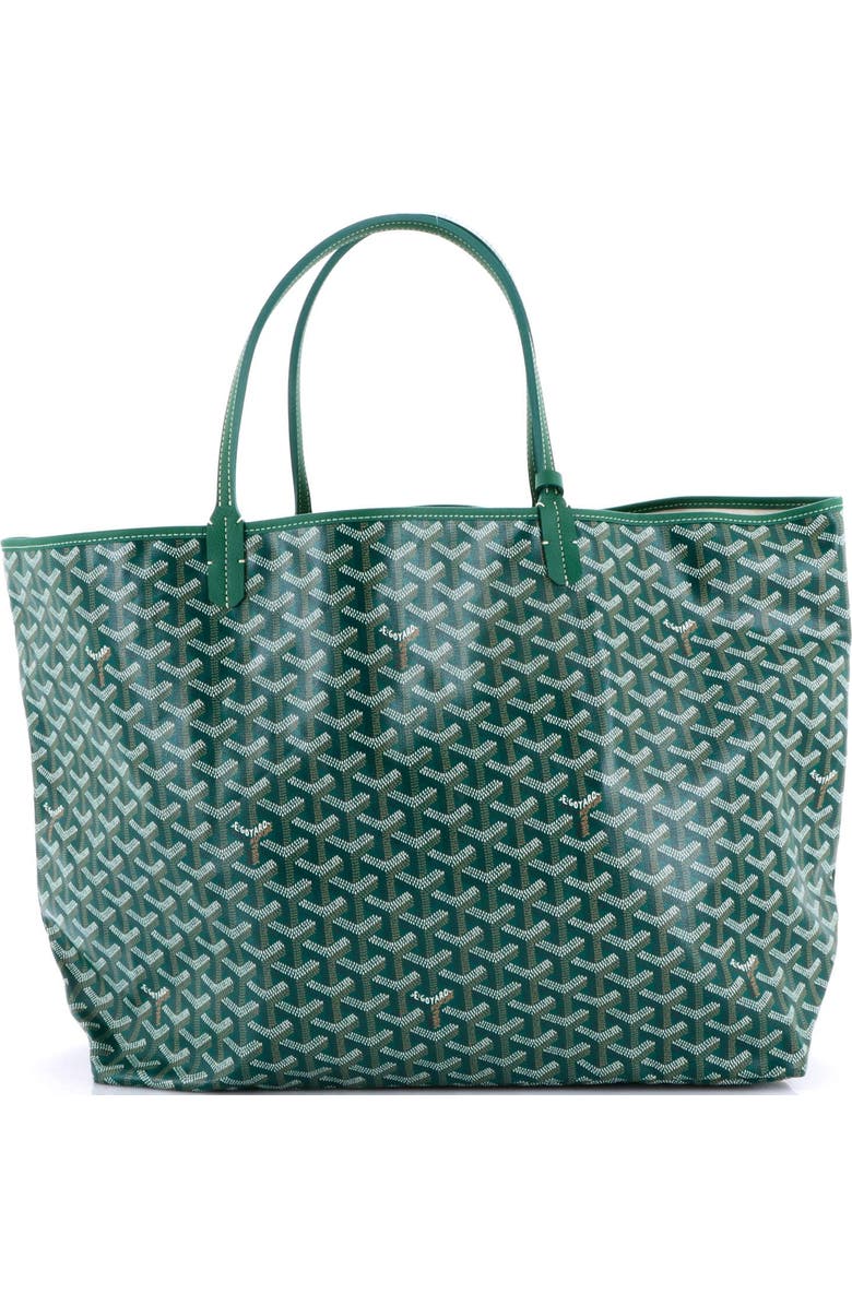 Pre-Owned Goyard Saint Louis Tote Coated Canvas GM, Alternate, color, Green