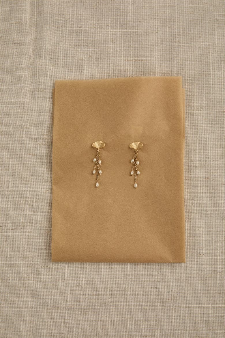 Rene Earrings, Alternate, color, Gold
