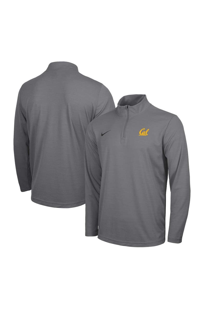 Nike Men's Nike Gray Cal Bears Intensity Performance Quarter-Zip Top, Main, color,