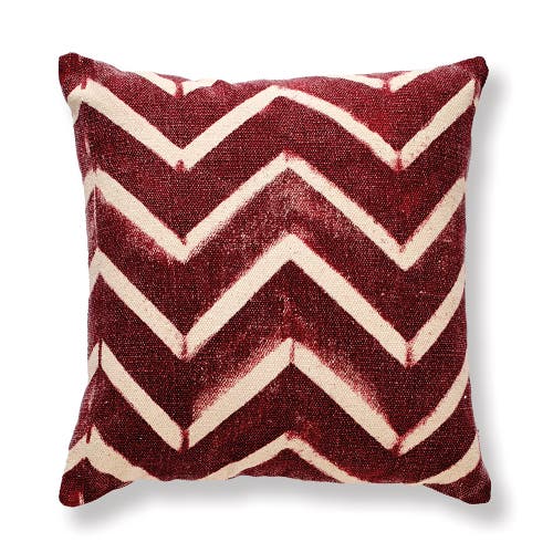 Napa Home & Garden Ava Square Throw Pillow In Burgundy