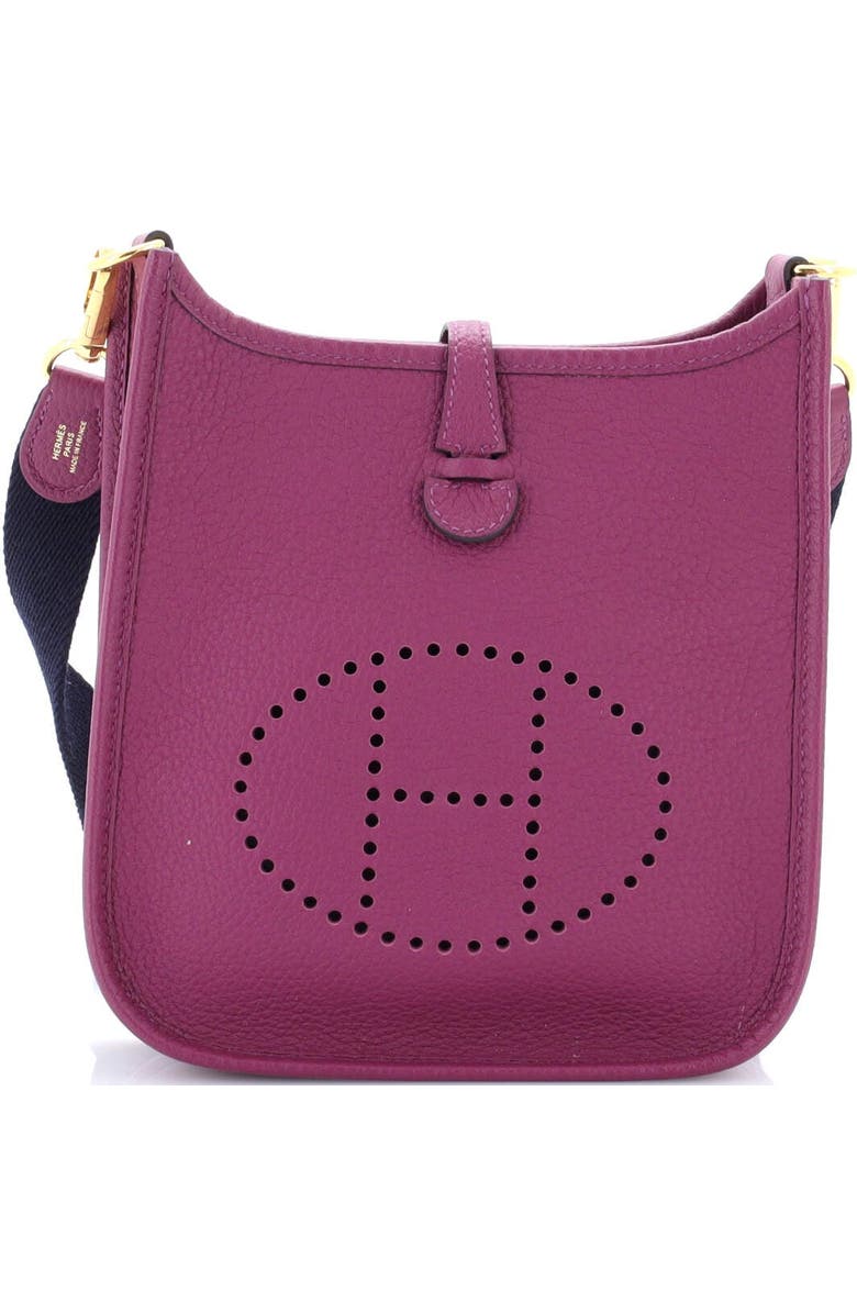 Pre-Owned Hermes Evelyne Bag Gen III Clemence TPM, Main, color, Anemone