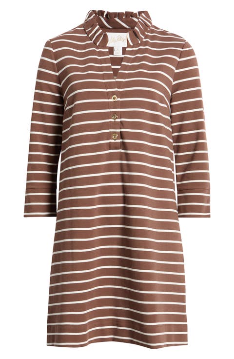 Knightley Ruffle Neck Dress