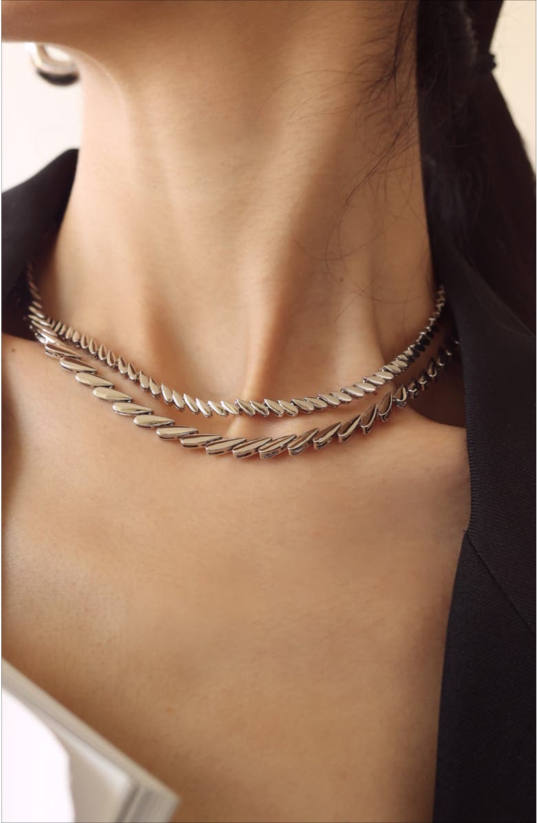 RC RETRO CHIC Tassels Necklace, Alternate, color, Silver