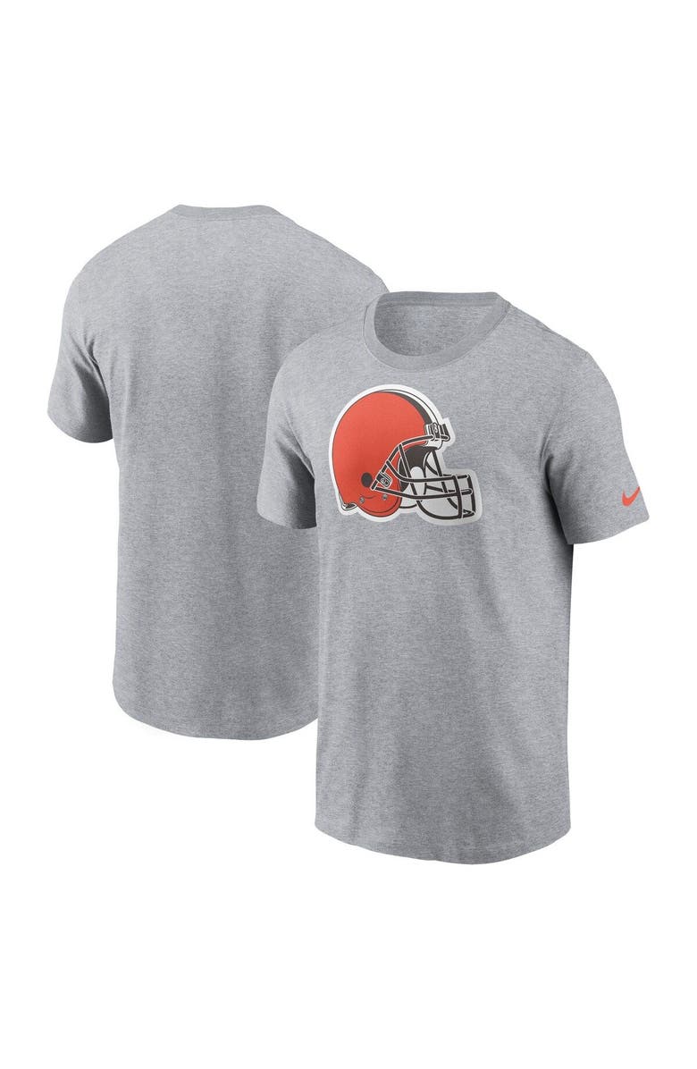 Nike Men's Nike Gray Cleveland Browns Logo Essential T-Shirt, Main, color, Gray