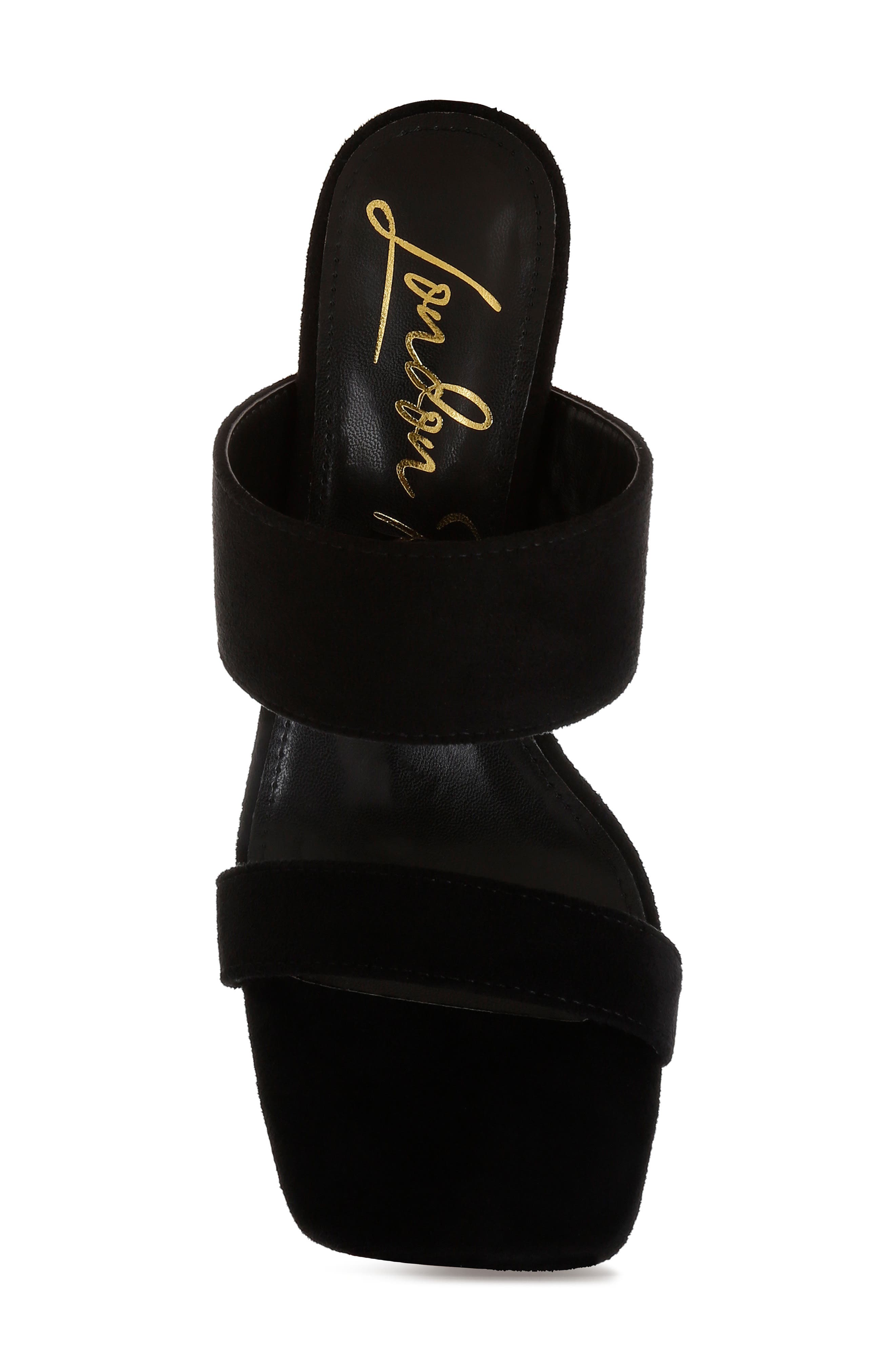 LONDON RAG Zimeski Wedge Sandal, Alternate, color, Black