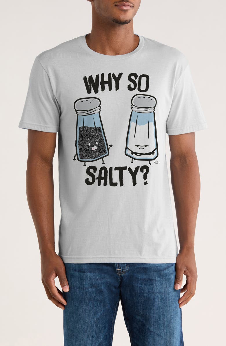 Monster Digital Why So Salty Graphic T-Shirt, Main, color, White