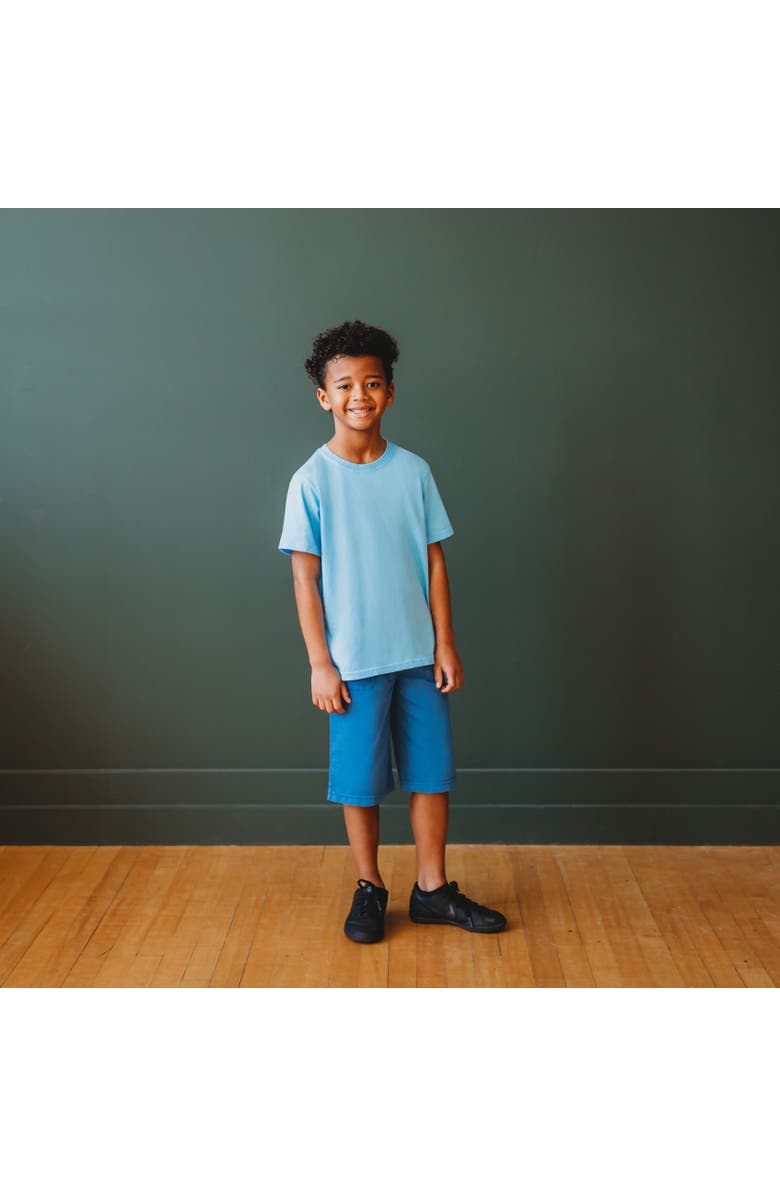 CITY THREADS Boys Cotton UPF 50+ Soft 3-Pocket Jersey Shorts, Alternate, color, Black