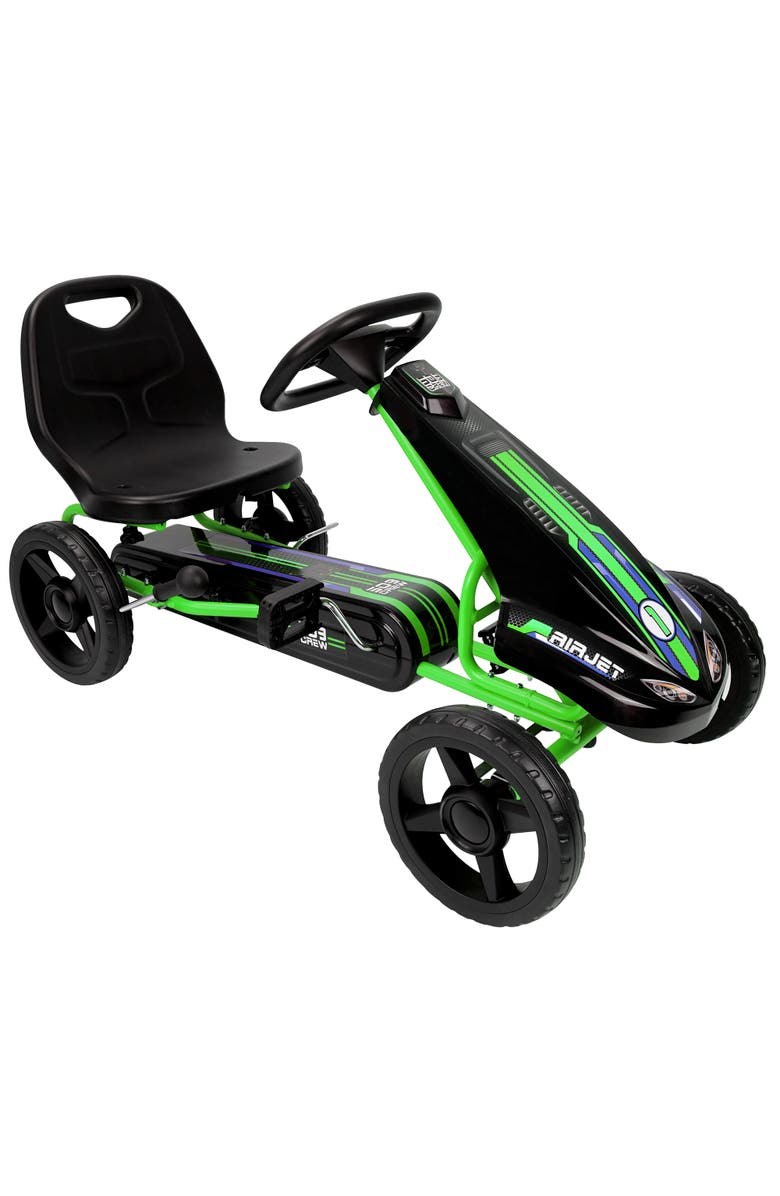 509 Air Jet Pedal Kids Go Kart, Rideon, Kids, Alternate, color, Green