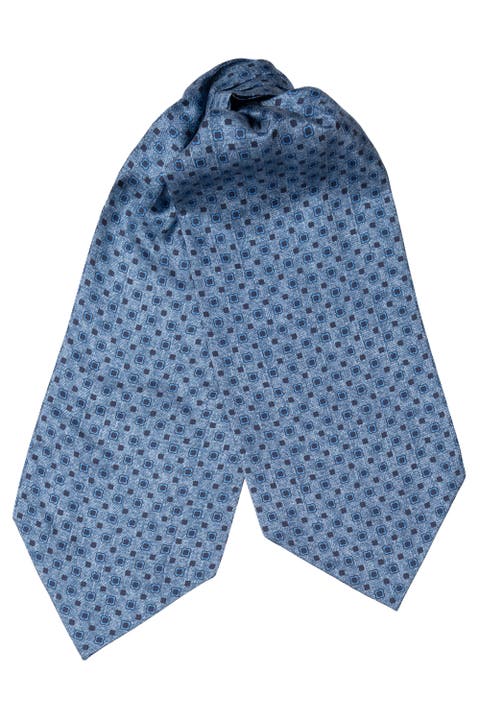 Ostuni - Silk Ascot Cravat Tie for Men