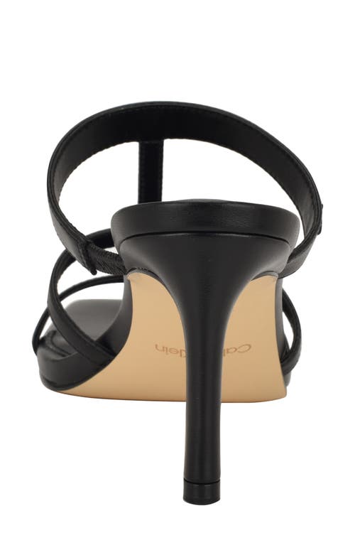 Calvin Klein Hiledy Caged Sandal In Black