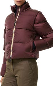 Burberry Detachable Sleeve Nylon Langdale Puffer Jacket
