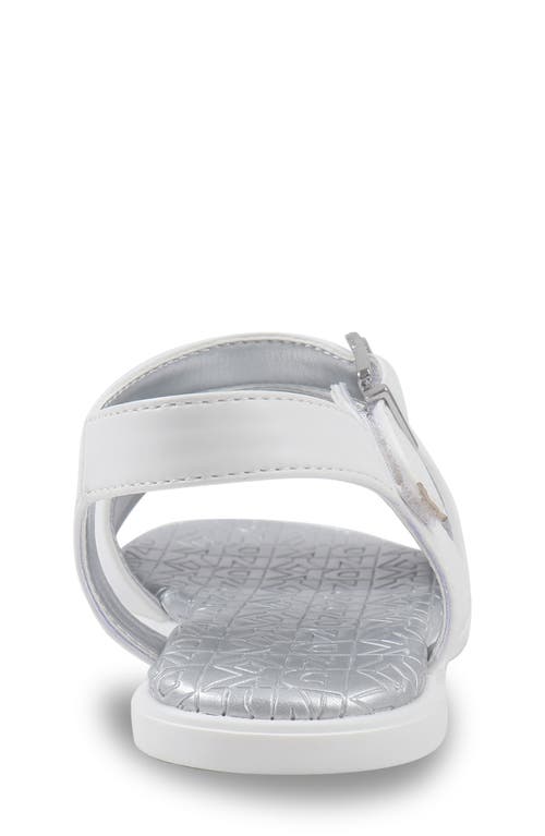 Dkny Little And Big Girls Val Alexandria Sandal In White