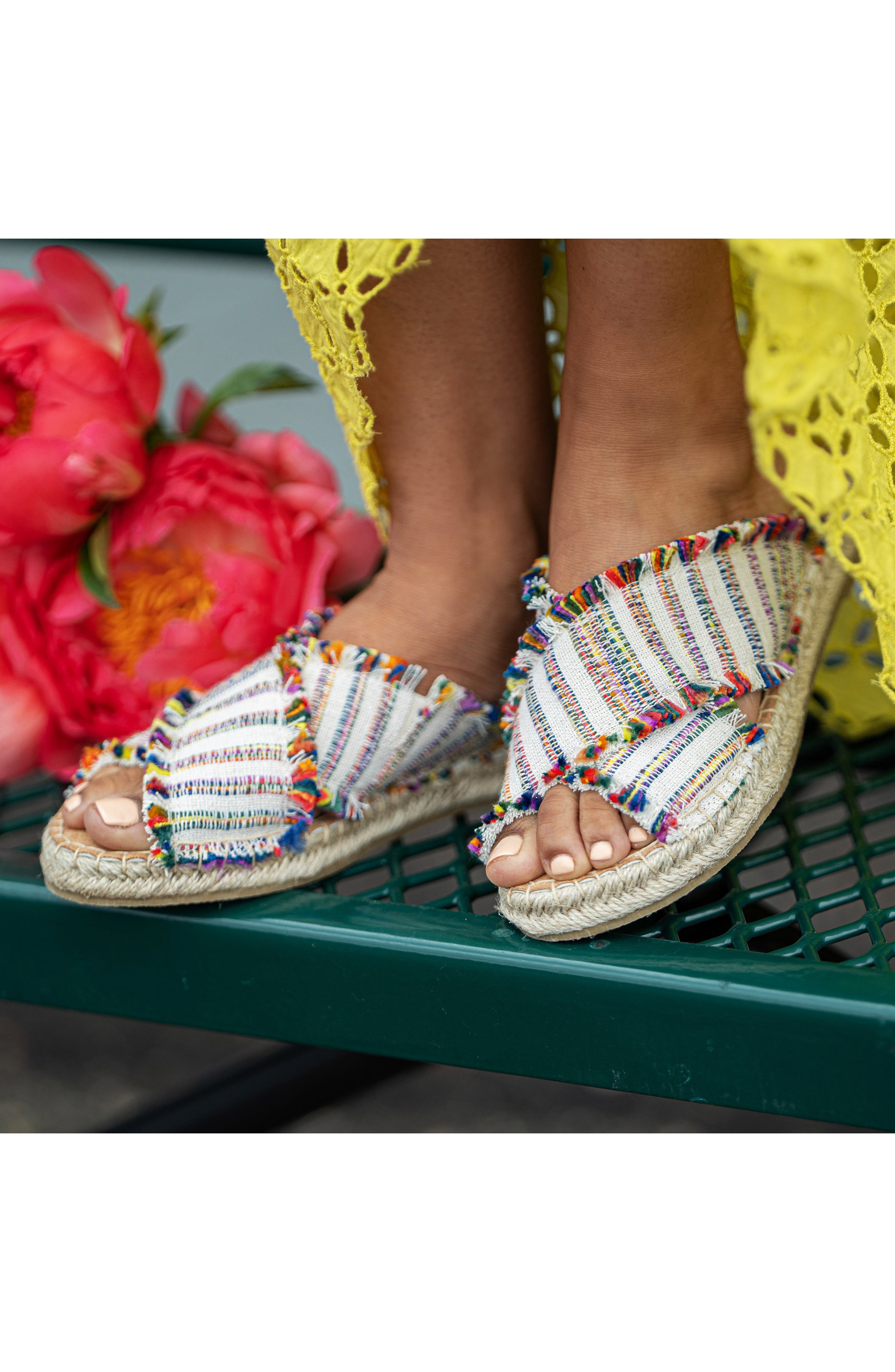 Pepper Sandal, Alternate, color, FIESTA STRIPE