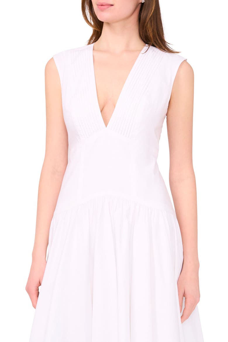Abria Sleeveless Drop Waist Cotton Sundress, Alternate, color, LUCENT WHITE