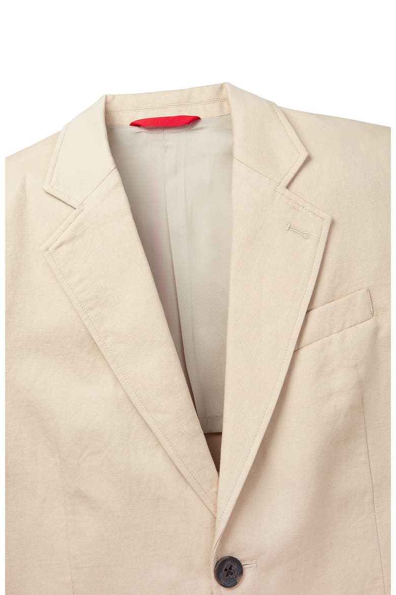 Pasmore Tailored Linen Blend Blazer, Alternate, color, Sand