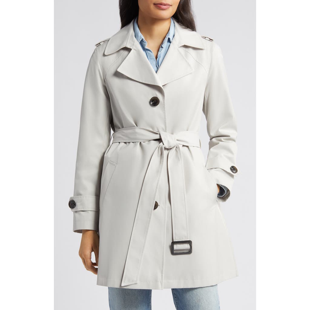 Sam Edelman Buckle Belt Trench Coat