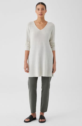 (取寄) アイリーン フィッシャー レディース V-ネック チュニック Eileen Fisher women V-Neck Tunic Alpine Eileen Fisher Organic Cotton V-Neck Tunic Sweater | Nordstrom
