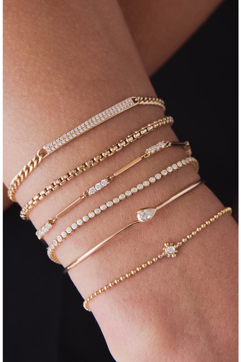 Box Chain Bracelet, Alternate, color, YELLOW GOLD