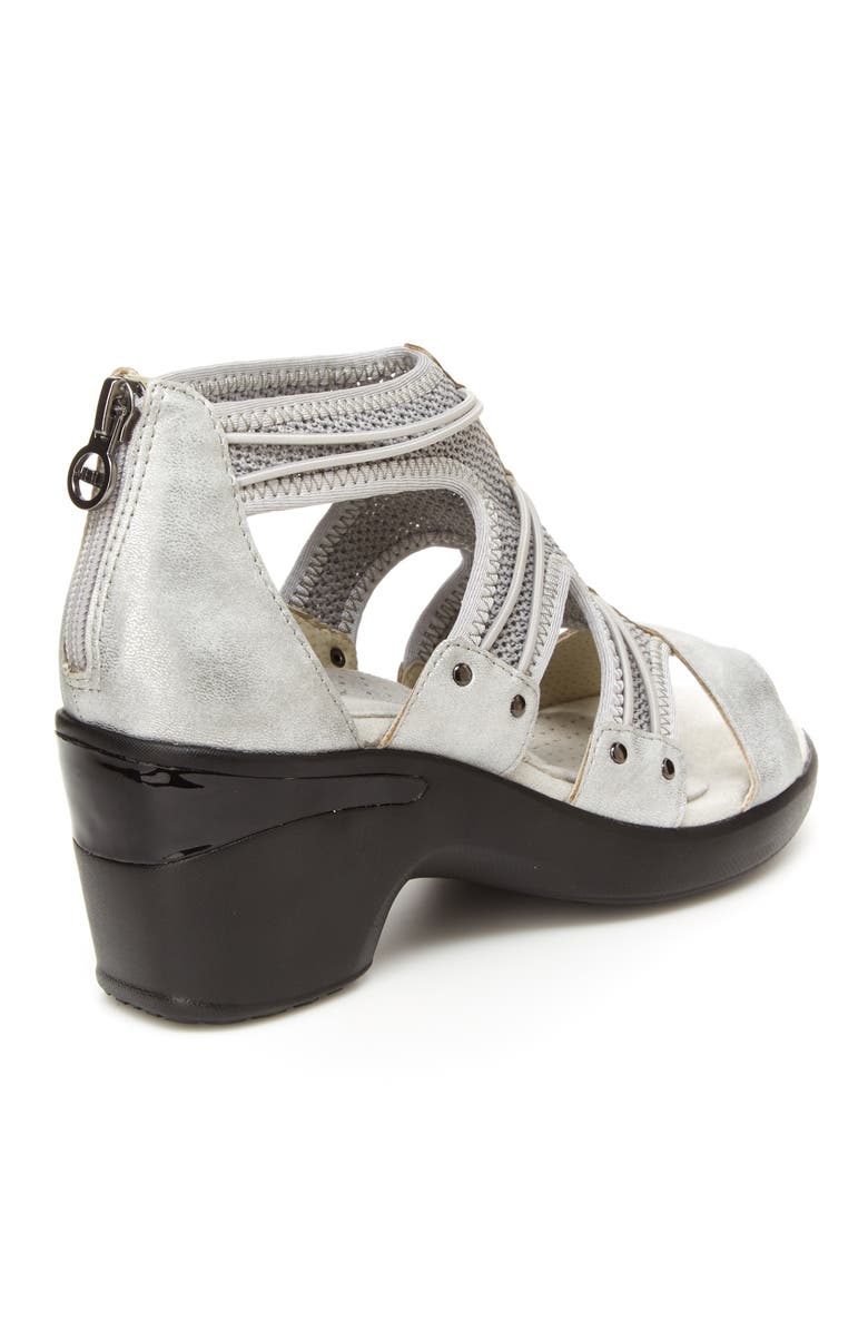 Roaman's Sequined Swing Tee, Alternate, color, Pale Gold