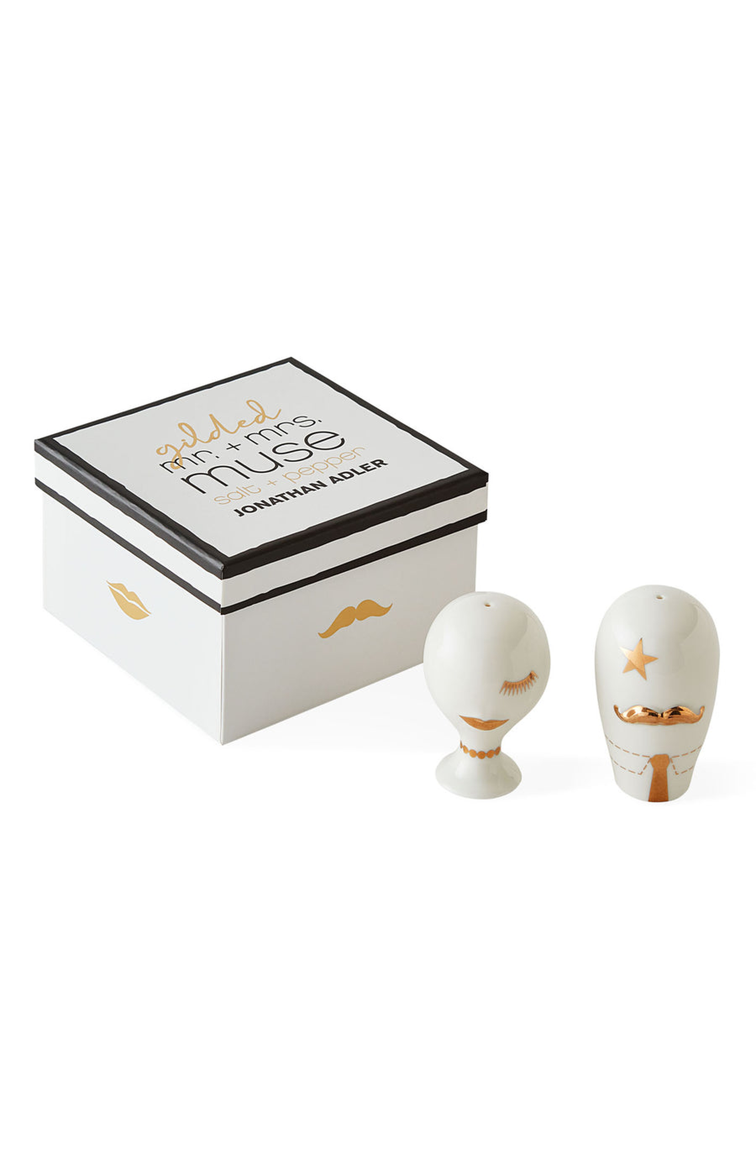 Jonathan Adler Mr. & Mrs. Muse Salt and Pepper Shakers - Thumbnail 4
