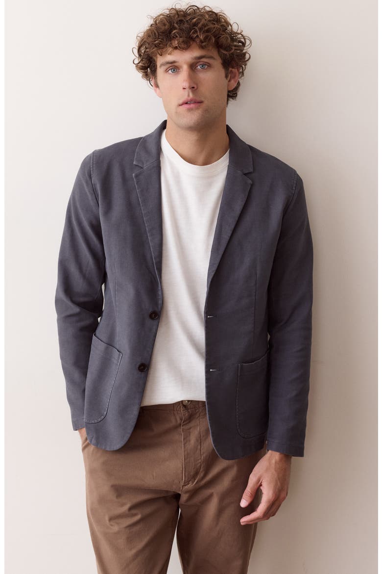 Flex Terry Blazer, Alternate, color, DEEP NAVY