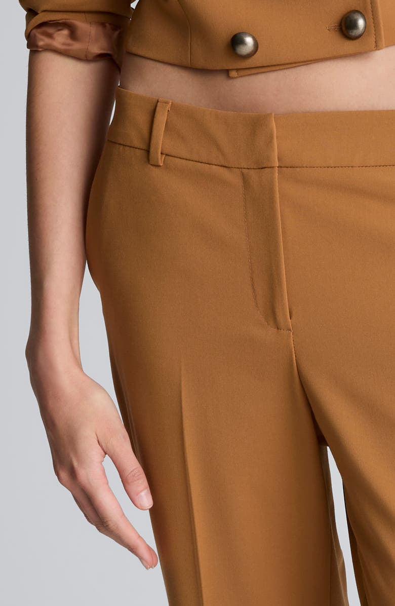 Kenneth Cole Flare Leg Pants, Alternate, color, Rich Umber