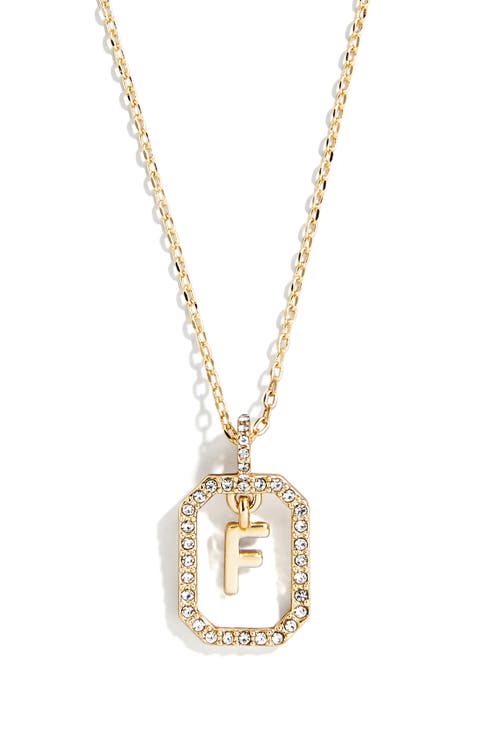 Alicia Intial Pendant Necklace