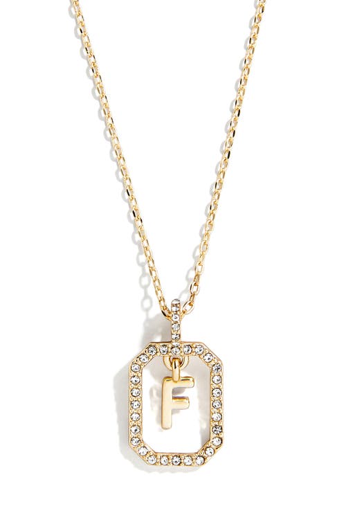 Shop Baublebar Alicia Intial Pendant Necklace