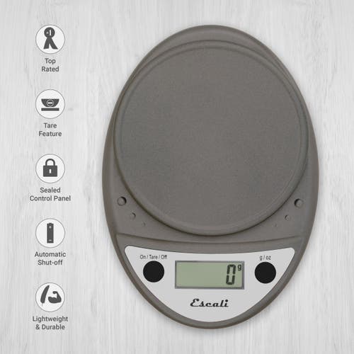 Escali Primo Digital Scale In Gray