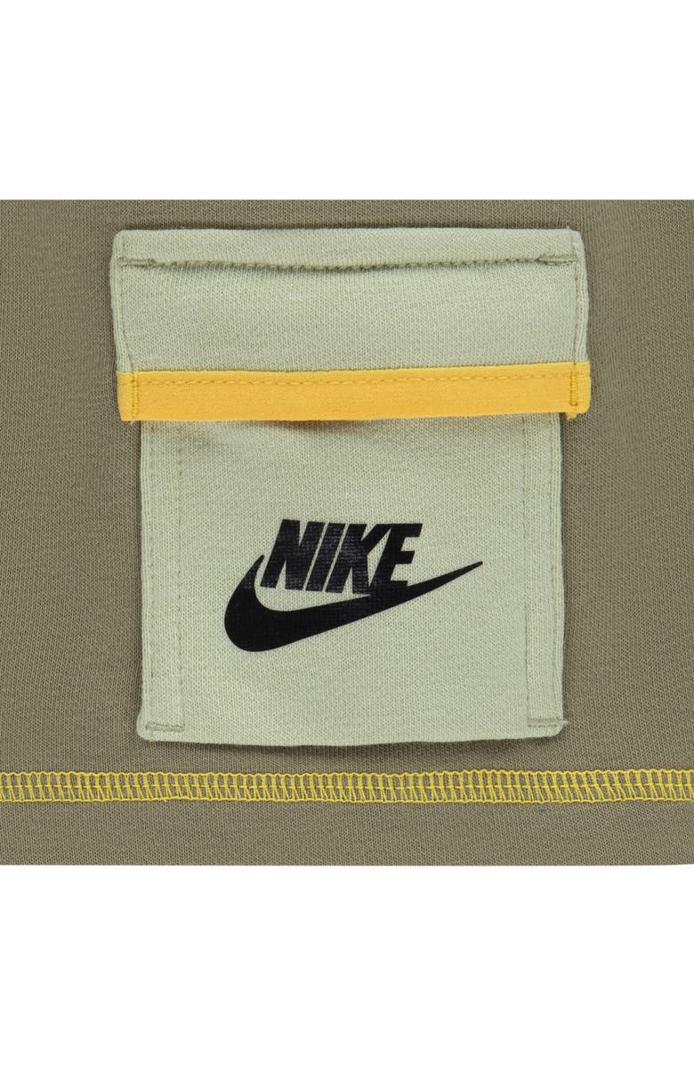 Nike Swoosh Graphic T-Shirt & Knit Cargo Shorts Set, Alternate, color,