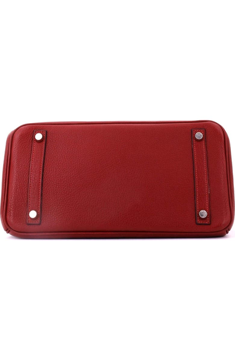 Pre-Owned Hermes Birkin Handbag Red Clemence with Palladium Hardware 30, Alternate, color, Rouge H