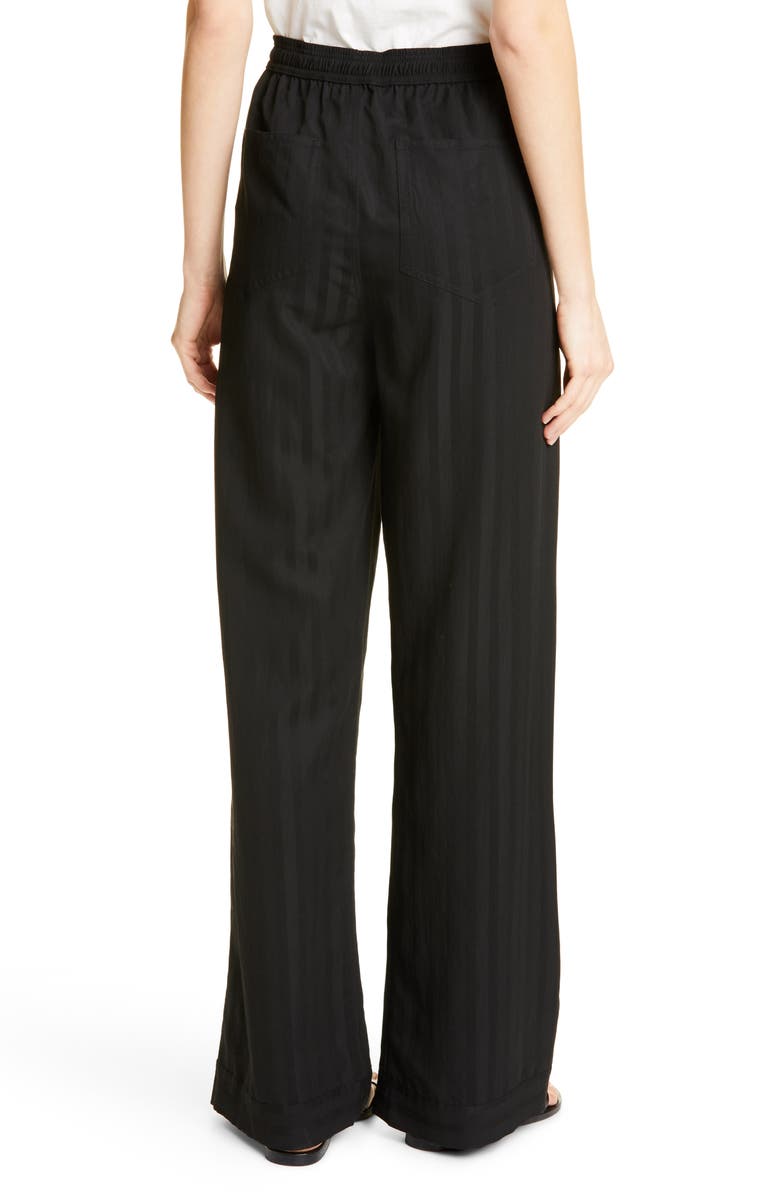 Polo Ralph Lauren Tonal Stripe Relaxed Wide Leg Pants, Alternate, color, 