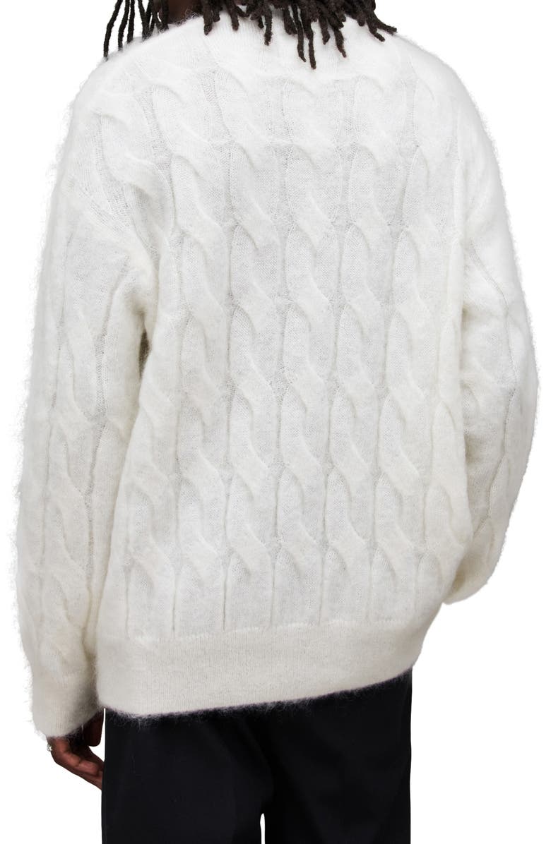 AllSaints Kosmic Cable Sweater, Alternate, color,