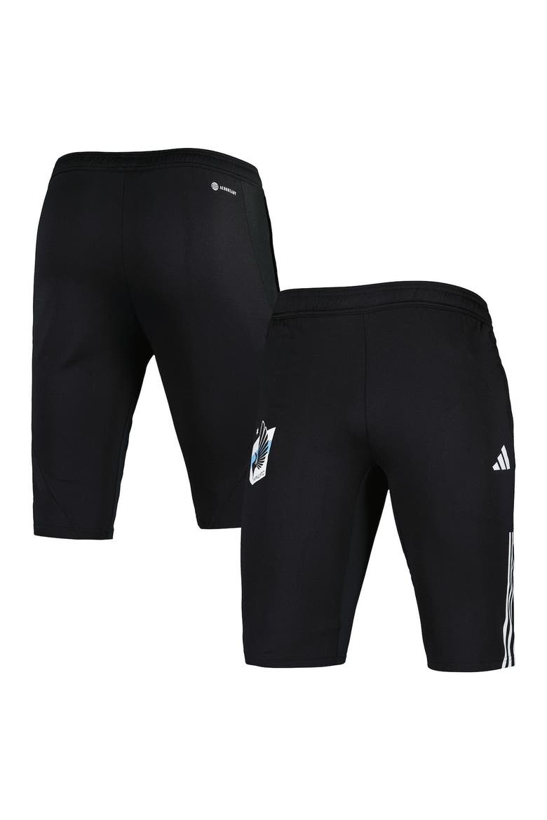 Men's adidas Black Minnesota United FC 2023 On-Field Training AEROREADY Half Pants, Main, color, Black