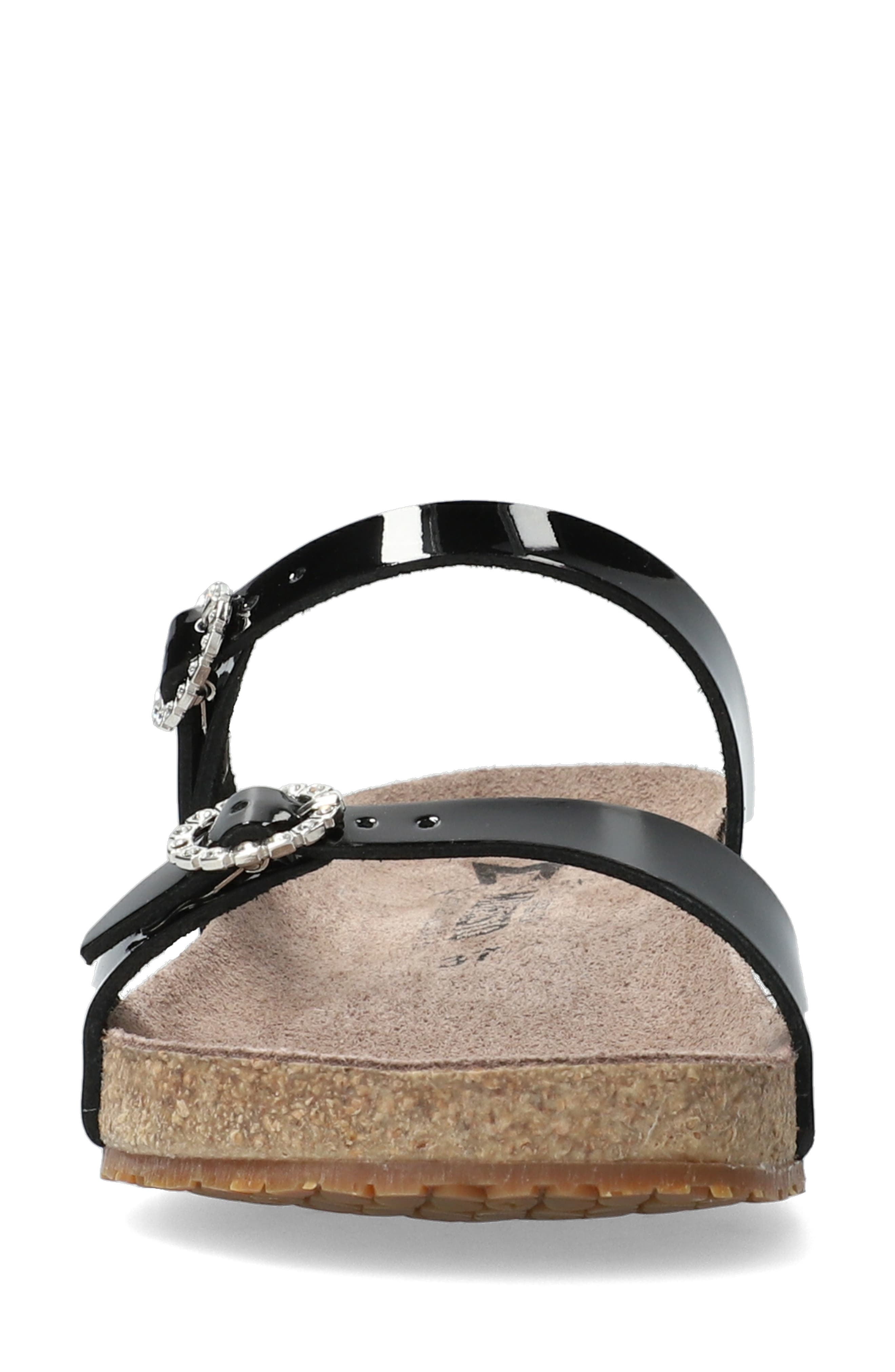 Mephisto Idelya Crystal Buckle Slide Sandal, Alternate, color, 