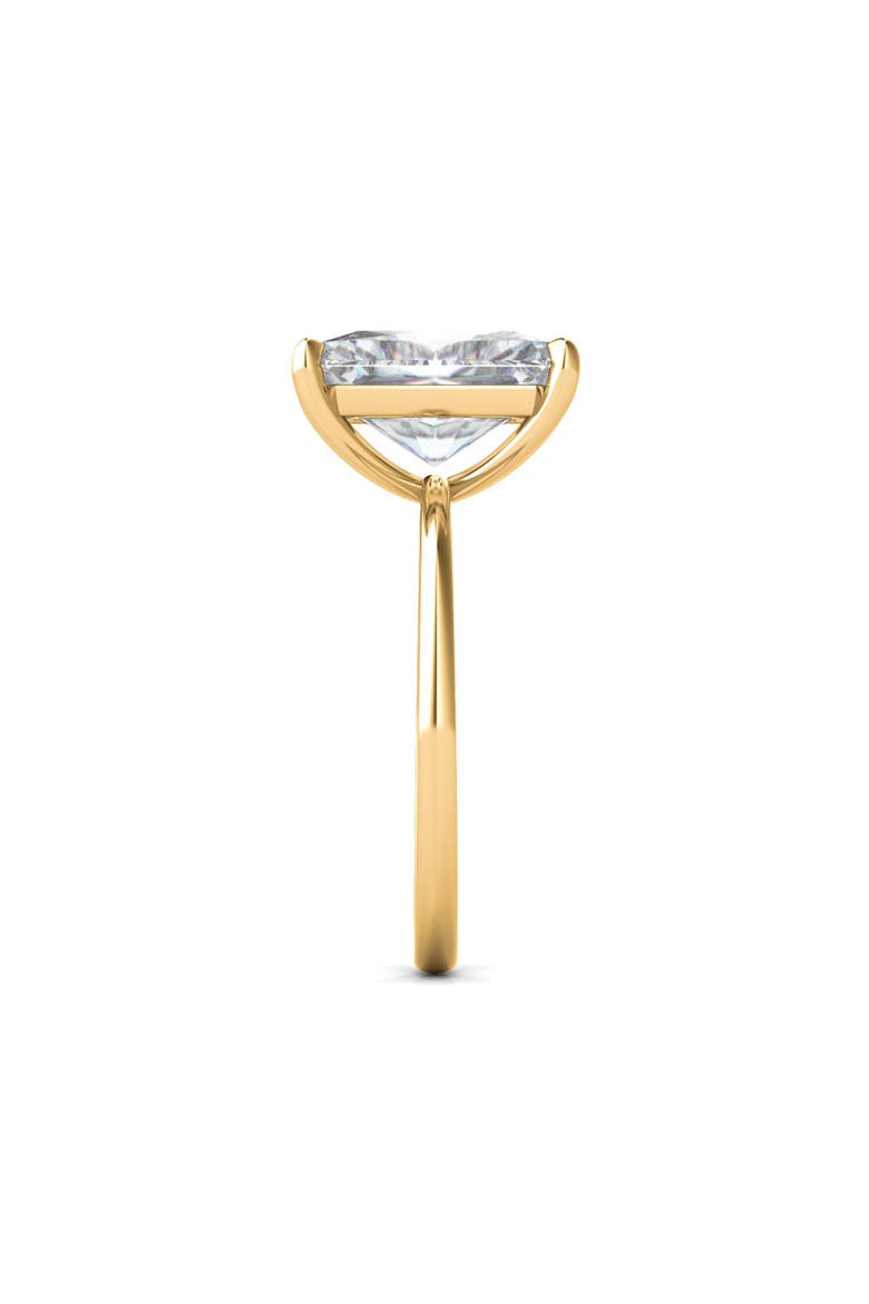 Radiant Cut Lab Created Diamond Ring, Alternate, color, 18K YELLOW GOLD