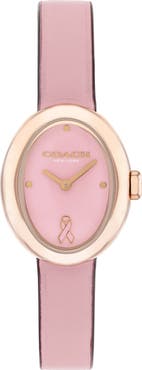 COACH Sammy Leather Strap Watch, 22.5mm