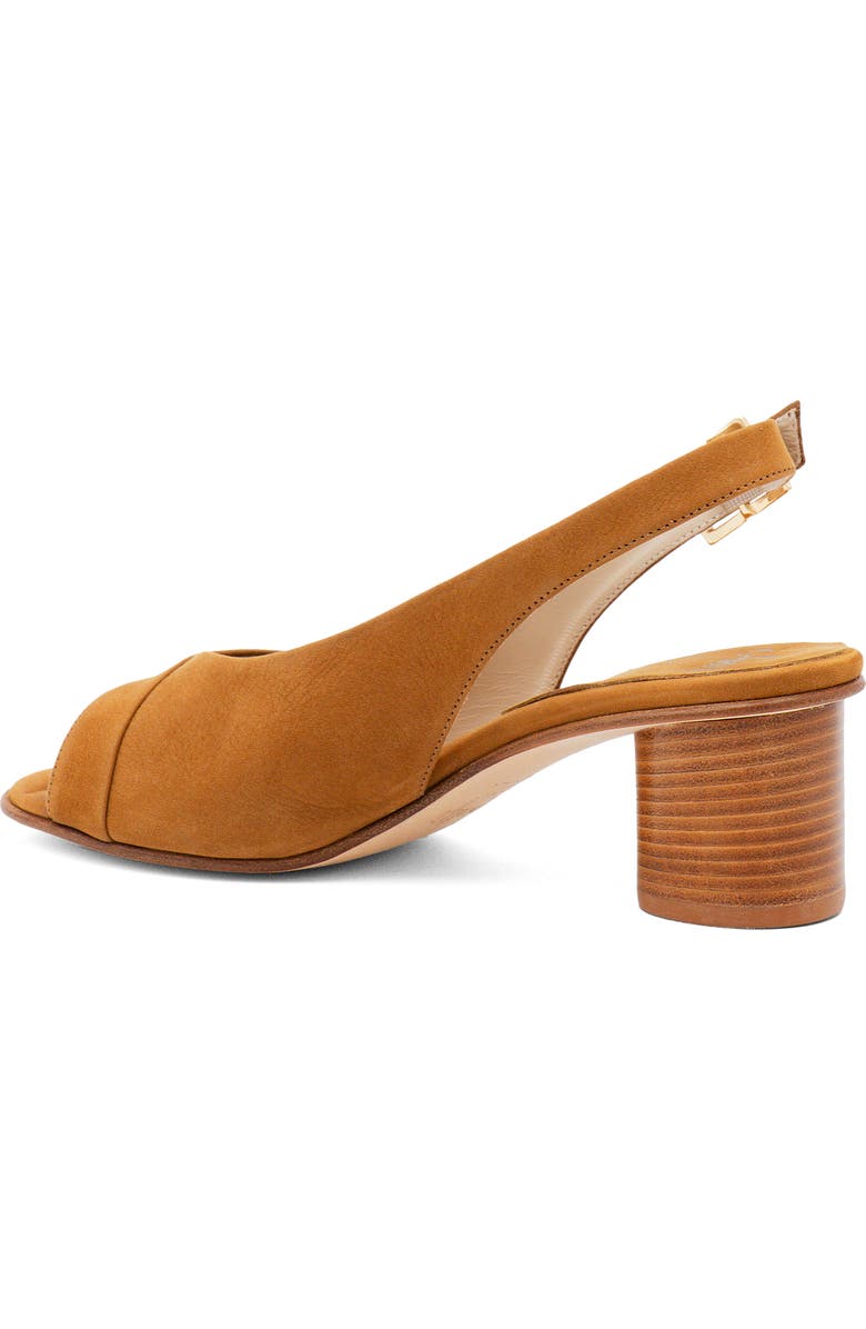 Amalfi by Rangoni Elevato Slingback Sandal, Alternate, color, Camel Long Beach