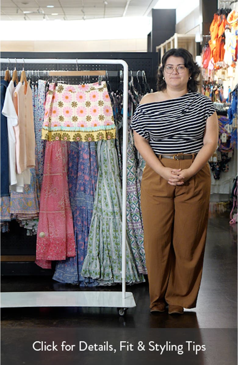 Saskia Flounce Hem Cover-Up Skirt, sales video thumbnail