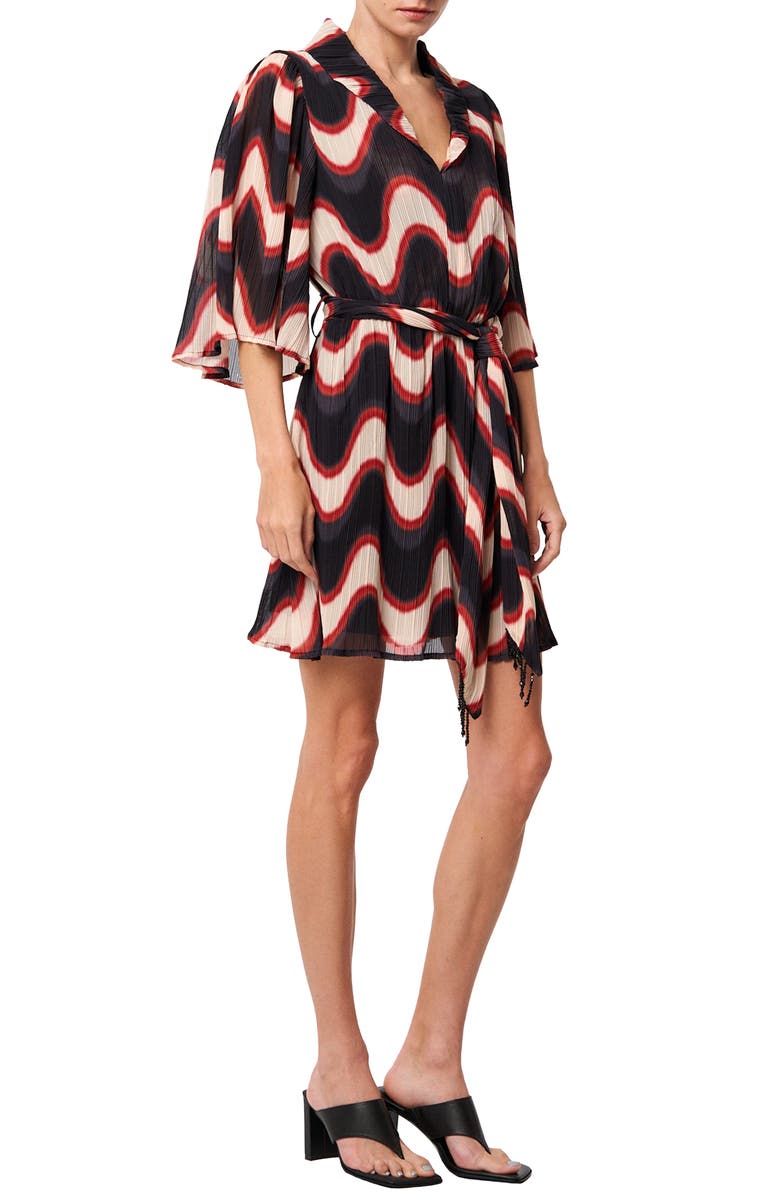 CIEBON Juni Wave Print Dress, Alternate, color,