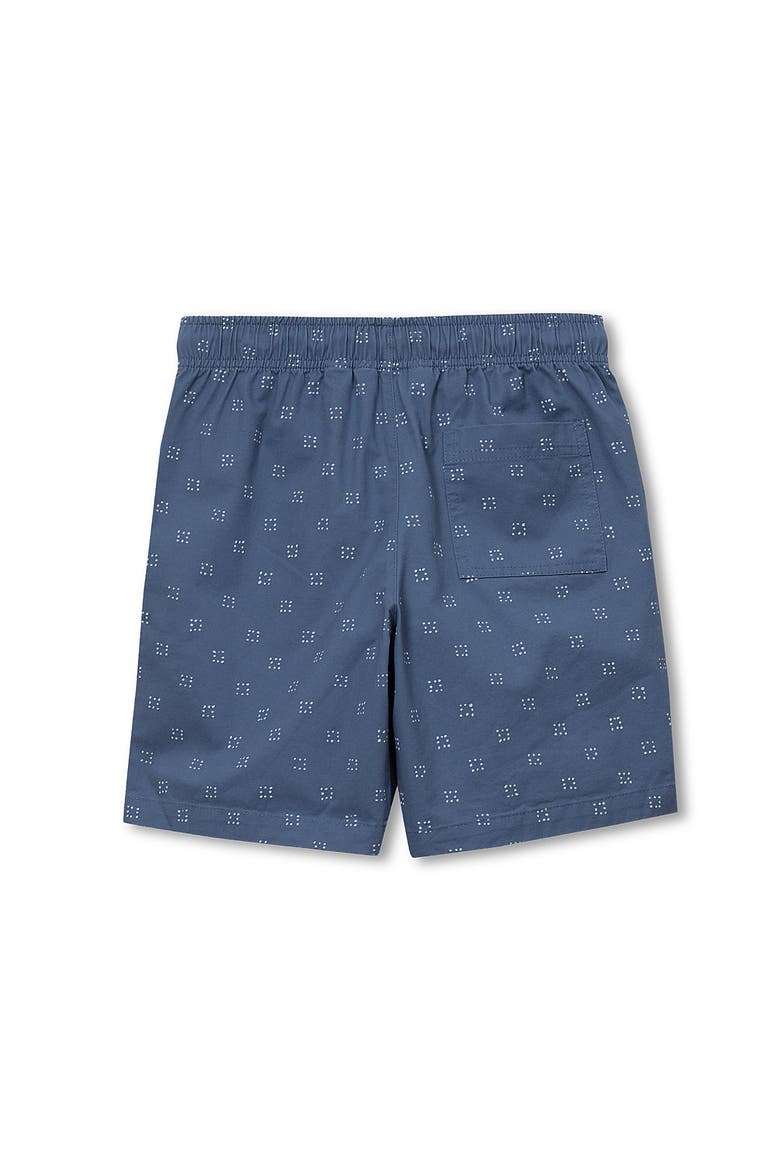 Boys Cotton Pull On Shorts, Alternate, color, Copen Blue Geo