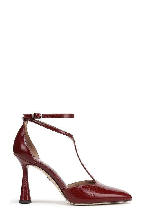 Sam Edelman Everett Ankle Strap Pump In Red