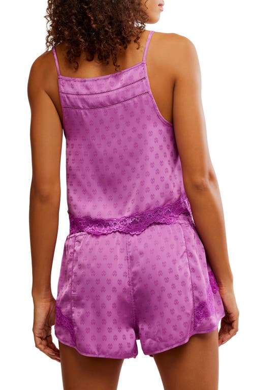 Free People Midnight Muse Short Pajamas In Purple