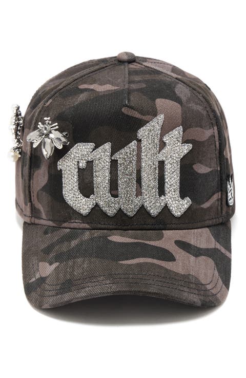 Crystal Logo Camo Trucker Hat