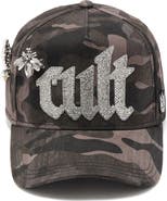 Cult of Individuality Crystal Logo Camo Trucker Hat